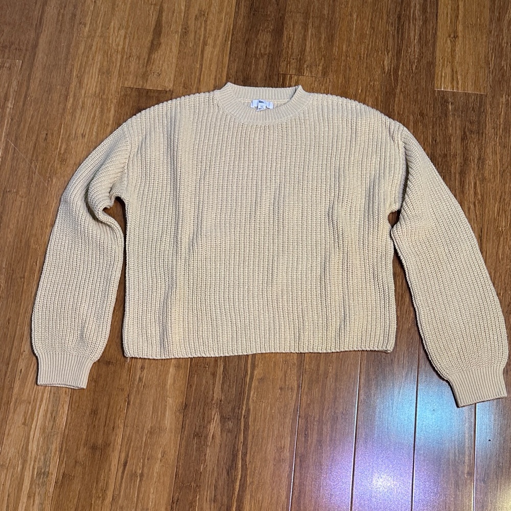 LAST CHANCE OFFER:  BP Cream Yellow Knit Sweater
